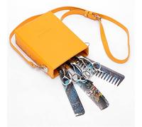 Cinturón de Peluquería Case de soporte bolsas for peluquería cuero barbero Bolsa Profesional Para Tijeras