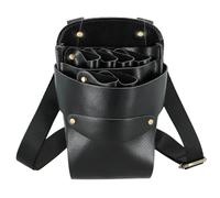 Cinturón de Peluquería Riñonera con tijeras de peluquería y paquete creativo Bolsa Profesional para Tijeras(Schwarz)