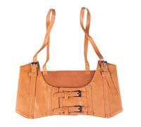 Cinturón de piel para debajo del pecho, estilo punk, para mujeres y niñas, dorado, 83