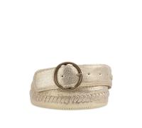 Cinturón de piel Sybil Mujer Talla 80 cm. Color Dorado