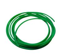 Cinturón de polietileno Cinta transportadora redonda de poliuretano verde 1,5-12 mm diámetro, correa transmisión con cable fusible for equipos procesamiento (1 unidad)(2METERSx2.5MM)