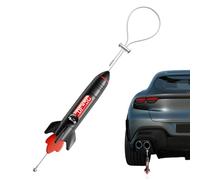 Cinturón de puesta a tierra, correa estática, estereoscópico 3D en forma de cohete, remolcador de goma conductivo estadístico, eliminador de estadísticas, producto de coche, longitud ajustable, para