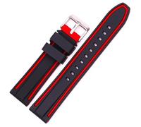 Cinturón de reemplazo rápido de goma, Correa de silicona, correa de reloj de goma suave for hombres y mujeres, correa de repuesto de liberación rápida for reloj, pulsera de 20, 22, 24 y 26mm, accesori