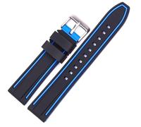 Cinturón de reemplazo rápido de goma, Correa de silicona, correa de reloj de goma suave for hombres y mujeres, correa de repuesto de liberación rápida for reloj, pulsera de 20, 22, 24 y 26mm, accesori