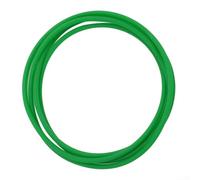 Cinturón de repuesto para rodillo de entrenamiento de bicicleta, 5 mm de ancho, 185 cm de largo, hecho de (verde)