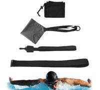 Cinturón de resistencia al natación, cinturón de natación para resistencia estacionaria, equipo de entrenamiento de natación - Mejora, progreso, cintura ajustable para mejorar la velocidad