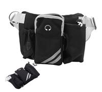 Cinturón de running para perros - 1,97 pulgadas, transpirable y ajustable | Cinturón de entrenamiento con bolsillo para golosinas para perros, Fitness, Jogging, senderismo, vacaciones en la playa