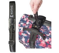 Cinturón de seguridad (3-EN-1) con candado combinado y báscula digital para equipaje - KONIG