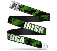 Cinturón de seguridad - Equipo irlandés de bebida verde/blanco regular, Varios colores, 61/97 cm