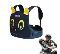 Cinturón de seguridad para niños, cinturón de seguridad para motocicleta, correas de hombro para niños, correas de hombro transpirables ajustables, arnés anticaídas, con diseño reflectante para niños,