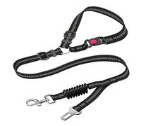 Cinturón de seguridad para perro, cinturón de seguridad actualizado de doble uso para reposacabezas de vehículo, correa elástica retráctil ajustable para tu mascota, arnés de seguridad para mascotas,