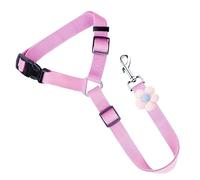 Cinturón de seguridad para perro, cuerda ajustable y resistente, cinturón de seguridad para mascotas, para viajes, viajes por carretera, viajes, transporte, cachorros pequeños y gatitos