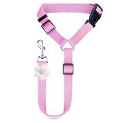 Cinturón de seguridad para perro, cuerda retráctil de seguridad, cinturón de sujeción para reposacabezas de coche de gato, para viajes, viajes por carretera, viajes, transporte, cachorros grandes y