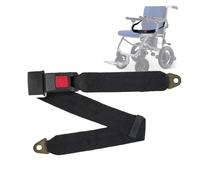 Cinturón de seguridad para silla de ruedas para ancianos, scooters eléctricos anticaídas, correa de repuesto para pacientes discapacitados, liberación rápida ajustable