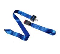 Cinturón de seguridad portátil de dos puntos, triciclo eléctrico, ambulancia, camilla para silla de ruedas, cama de hospital, seguridad para discapacitados (azul, soldado)