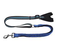 Cinturón de Seguridad Reflectante para Mascotas, Correa de Paseo para Perros, Correa de Nylon antipérdida con Doble asa, Cuerda de tracción de Alta Resistencia para Perros medianos (l)