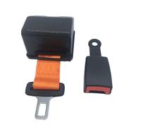 Cinturón de seguridad universal para carretilla elevadora, compatible con tractor, cortacésped, cochecito, color naranja, 116,8 cm (cinturón naranja)