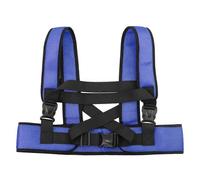 Cinturón de silla de ruedas universal para personas mayores, banda abdominal, chaleco azul, banda de fijación ajustable