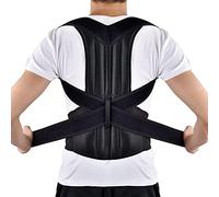 Cinturón de Soporte de Espalda Completo Ajustable de Talla Grande XS-5XL, Corrector de Postura, Entrenador Que Proporciona Alivio del Dolor, Soporte de Cuello, clavícula y Hombros, corrección de es