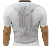 Cinturón de Soporte de Espalda Completo Ajustable de Talla Grande XS-5XL, Corrector de Postura, Entrenador Que Proporciona Alivio del Dolor, Soporte de Cuello, clavícula y Hombros, corrección de es