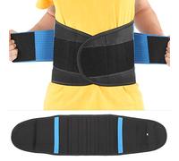 Cinturón de Soporte Lumbar Ajustable, Faja Reductora para Entrenamiento de Cintura, Transpirable para Adelgazamiento y Apoyo de Espalda