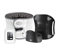 Cinturón de soporte lumbar, cinturón de descompresión física para la espalda, fijador de cintura, dispositivo de tracción aérea lumbar espinal, para tracción por hernia discal lumbar y distensión mu