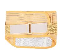 Cinturón de Soporte Lumbar Transpirable con Bolsillo, Alivio del Dolor, Soporte Fuerte, Gancho y Bucle Grande, Ajuste a la Curva de la Cintura, Cinturón de Compresión con Hebilla