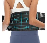 Cinturón de Soporte Lumbar Transpirable, Corrector ortopédico de Cintura, corsé Corrector de Postura para Hombres y Mujeres, descompresión de Columna Vertebral, Soporte de Espalda, Entrenador de Ci