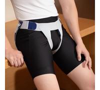Cinturón de Soporte para Hernia Inguinal para Hombre, Correa Ajustable con 4 Almohadillas de Compresión Extraíbles, para Hernias Inguinales Izquierdas o Derechas(Medium)