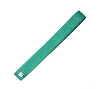 Cinturón de taekwondo para karate y judo de 280 cm de longitud para jóvenes y adultos, fabricado en poliéster con doble costura de precisión y relleno de fieltro, color verde