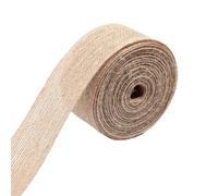 Cinturón de tela,cinta artesanal de yute marrón, Cinta de arpillera de yute, fibra Natural, varios tamaños for decoración de ramo de boda, fiesta, bricolaje(Width 4cm 1m)