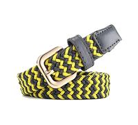 Cinturón de tela for hombre, cinturón elástico, Cinturón de tela for hombre, cinturón elástico, Cinturón elástico tejido elástico for mujer, cinturón de tela, hebilla masculina, correa de lona, cint