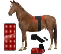 Cinturón de terapia de luz roja para caballos, Dispositivo de fisioterapia infrarroja para caballos, Dispositivo portátil de terapia de luz roja, Para la reparación muscular(2pcs)