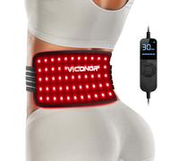 Cinturón de terapia de luz roja para cuerpo, 5 modos de potencia, alivio del dolor