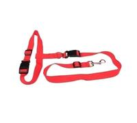 Cinturón de tracción para Perros Durante la Carrer 1 Correa Ajustable for Perros y Gatos, Correr, Caminar Trotar, el Pecho, Regalo, Cuerda de tracción, Suministros Mascotas(Bright Red)