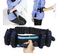 Cinturón de transferencia para personas mayores con 7 asas, cinturón de puerta para levantar pacientes, cinturones de seguridad para ancianos y discapacitados, terapia física, enfermería, seguridad,