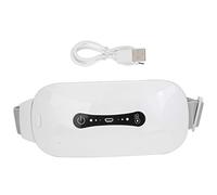 Cinturón de útero Cálido, Calefacción Menstrual Carga Palace USB Recargable Compresa Protección Pad Vibración Calentador de Cintura para Calambres
