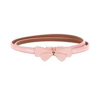cinturón decorativo Decorative Belt Elegant Versatile Bow Ladies Style Women Belts Fashion Waist For Jeans Dress(Pink)