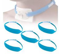 Cinturón del soporte del tubo de la traqueostomía, correa de cuello de lazos de tracha desechables para laringectomía, envasado individualmente, de un solo uso, 5 cuentas