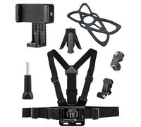 Cinturón elástico ajustable para cámaras GoPro 11 10 9 Max 8 7 6 5 e Insta 360 cámaras y teléfonos móviles