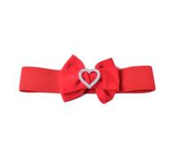 Cinturón elástico con hebillas de lazo y diamantes de imitación para mujer, elegante, accesorio de cintura elegante, cinturón elástico para mujer, cinturones elásticos para camisa elástica, rosso