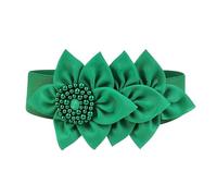 CinturóN EláStico De Cintura Ancha Para Mujer Cinturón de cintura con flores grandes for mujer y niña, faja elástica con sello de cintura dulce for vestido, corsé con correas elásticas Cinturones EláS