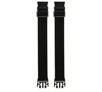 Cinturón elástico sin hebilla para pantalones vaqueros, paquete de 2 unidades, ajustador invisible con hebilla , apto para trabillas de cinturón de 1,5, duradero, Negro , Talla única