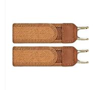 Cinturón elástico táctico sin Hebilla, con Gancho metálico, Unisex, Invisible, sin Hebillas, sin bultos, para Trabajo y artículos de Primera Necesidad (2 Unidades, marrón)