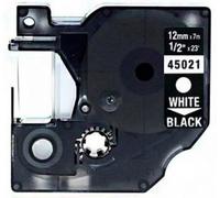 Cinturón Etiquetado Genérico Dymo D1 45021 S0720610 - Blanco/Negro