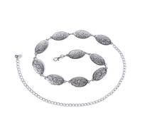 Cinturón étnico adelgazante para mujer, delicado cinturón con hebilla de flores talladas, vestido de banquete, cinturón de cintura de metal para mujer, cinturón de cintura para mujer, cinturón de