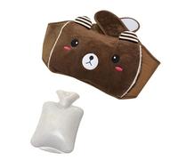 Cinturón for botella de agua, calentador de manos grande, cinturón for botella de agua caliente con animales bonitos, bolsa de agua caliente, cubierta de agua caliente, calentador for el vientre (Col