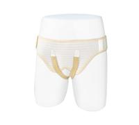 Cinturon Hernia Inguinal，Braguero Inguinal Hombre con 4 Almohadillas de Compresión Extraíbles para Hernia Inguinal Simple o Doble o Deportiva para Dolor de Ingle, Material Cómodo(Large)
