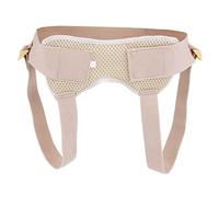 Cinturon Hernia Inguinal para Hombre y Mujer, Soporte de Braguero para Hernia para Aliviar el Dolor Inguinal, Braguero Bilateral para Hernia, con 4 Almohadillas de Compresión Extraíbles(Small)