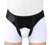 Cinturon Hernia Inguinal para Recuperación Posoperatoria, Faja de Hernia Inguinal con 2 Almohadillas de Compresión, Unisex(XX-Large)